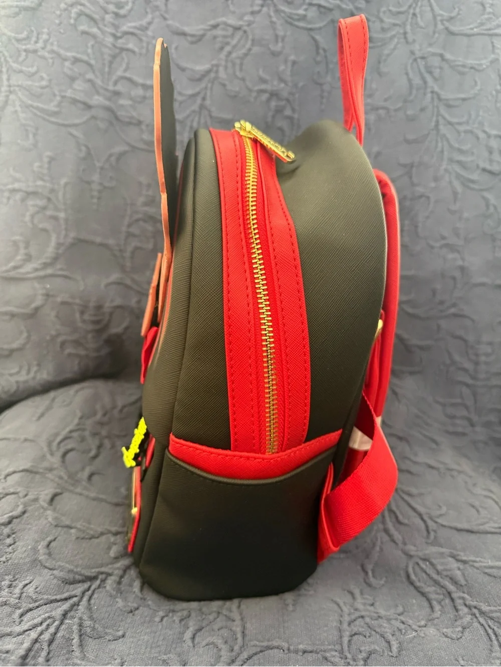 Black & Red Ventriloquist Dummy Mini Backpack LOUNGEFLY
